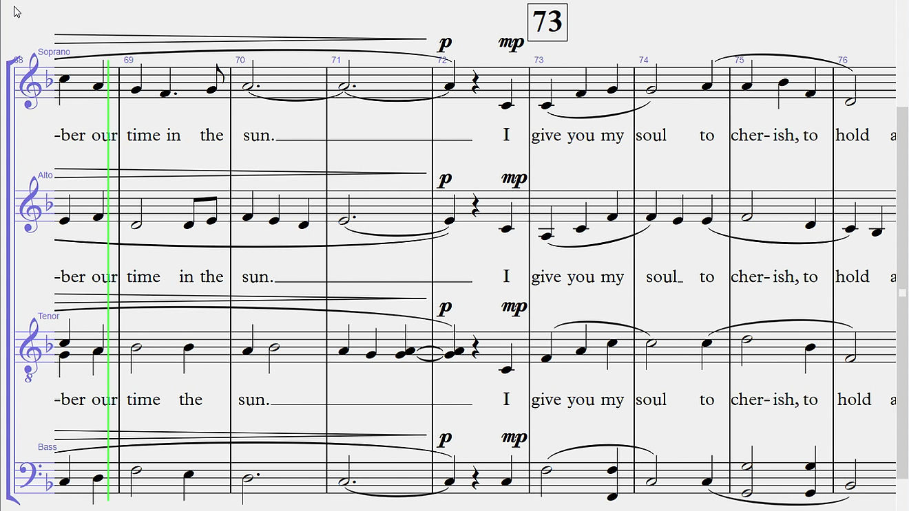 My Soul To Keep for SATB Acapella Choir